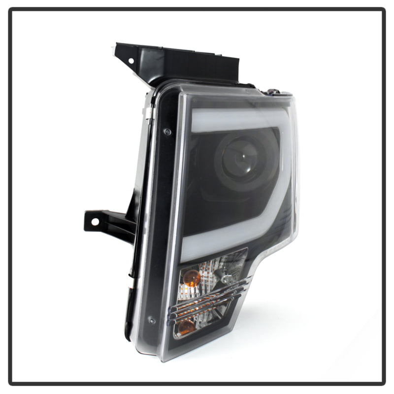 Spyder Ford F150 09-14 Projector Headlights Halogen Model- Light Bar DRL Blk PRO-YD-FF15009-LBDRL-BK 5077592