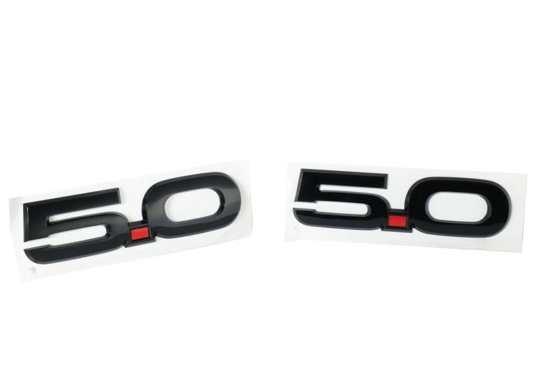 Ford Performance Parts 15-17 Ford Mustang 5.0L Fender Emblem Black