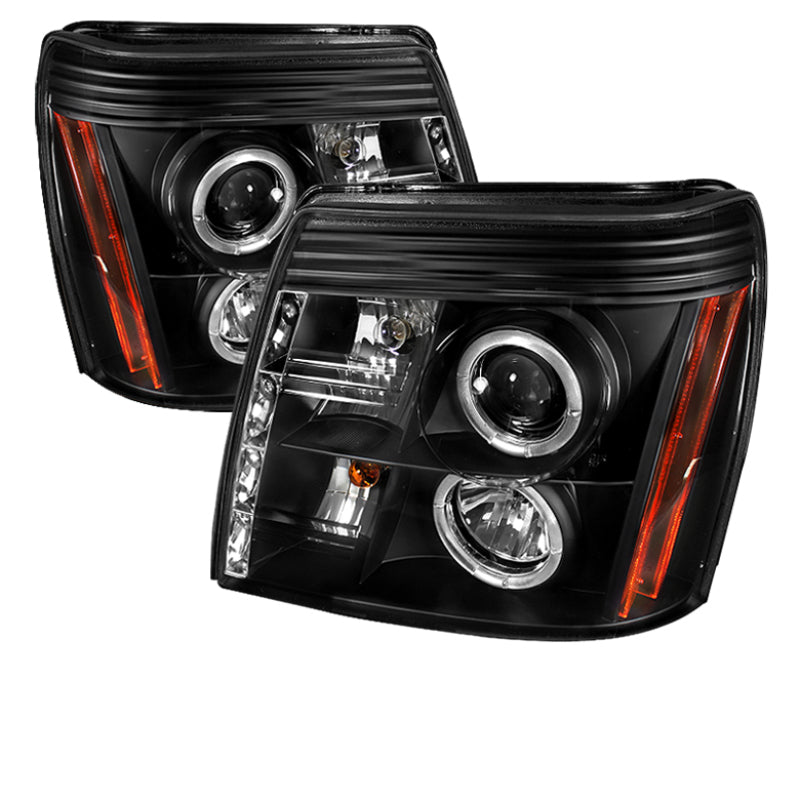 Spyder Cadillac Escalade 02-06 Projector Xenon/HID Model- LED Halo DRL Blk PRO-YD-CE02-HID-DRL-BK 5042286