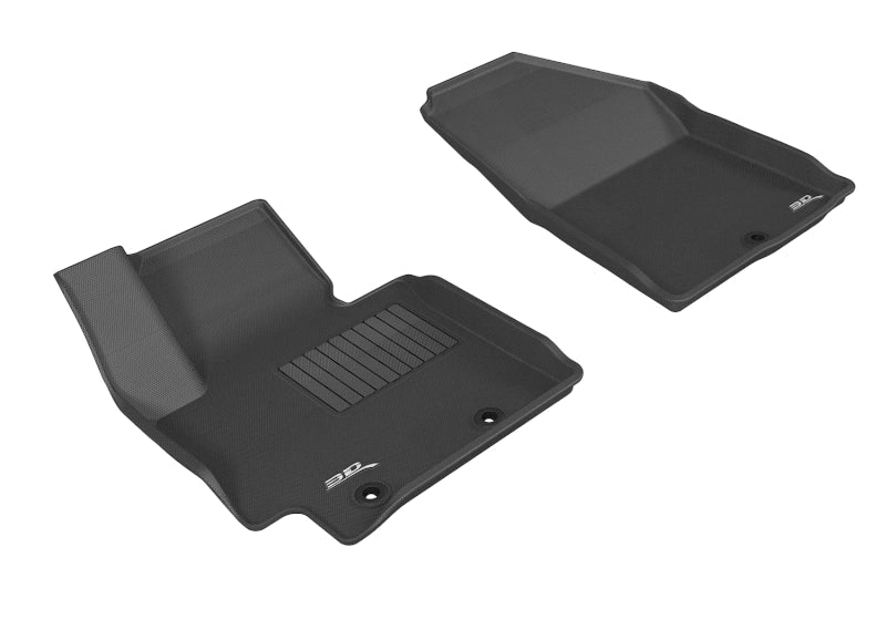 FR SPORT 3D MAXpider 2014-2019 Kia Soul Kagu 1st Row Floormat - Black L1KA02011509