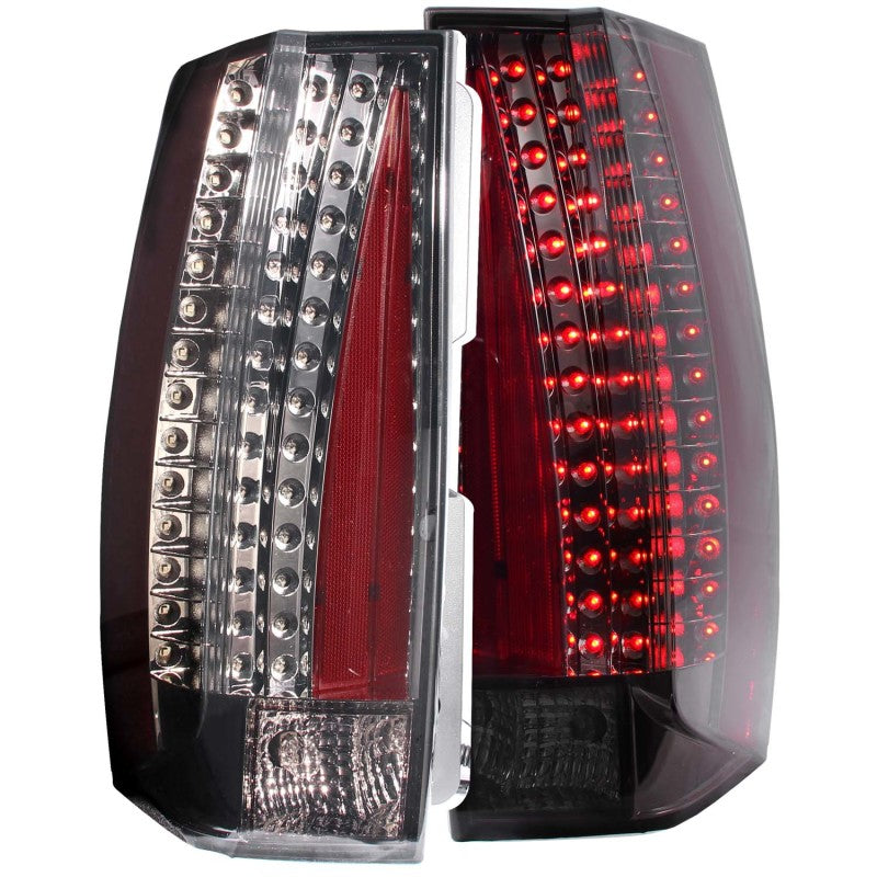 Anzo 2007-2014 Chevrolet Suburban LED Taillights Smoke - Escalade Look