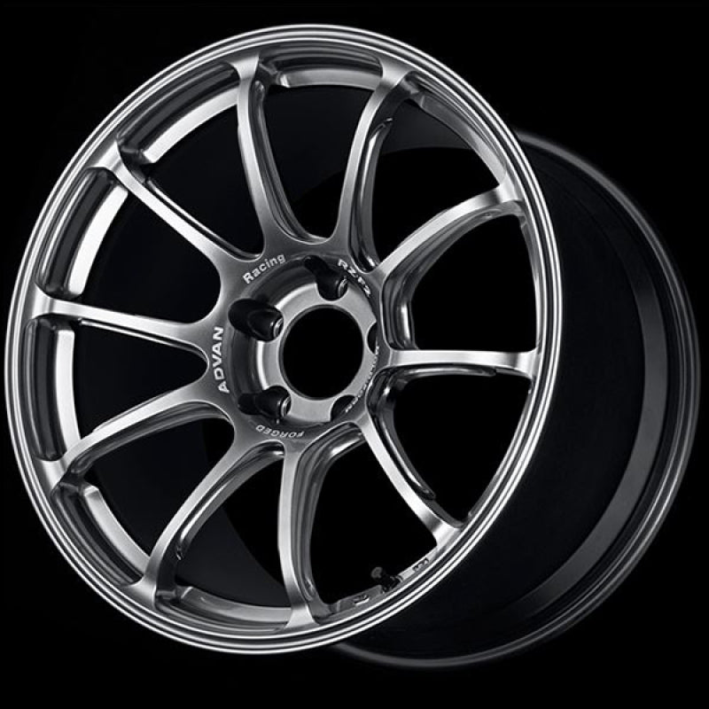 Advan RZ-F2 18x8.5 +44 5-112 Hyper Platinum Black Wheel YA28H44MHPB