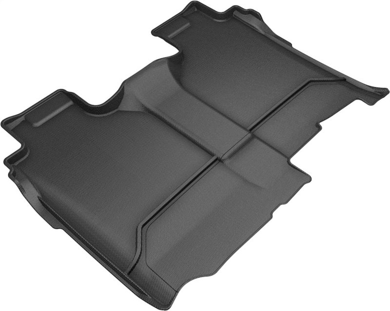 3D MAXpider 2019-2020 GMC/Chevrolet Sierra 1500/Silverado 1500 Kagu 2nd Row Floormats - Black L1GM02421509