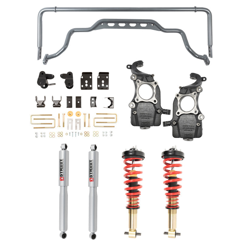 Belltech 21+ Ford F-150 2WD Performance Handling Kit (3-5.5in Front/6.5in Rear Drop ) 1051HK