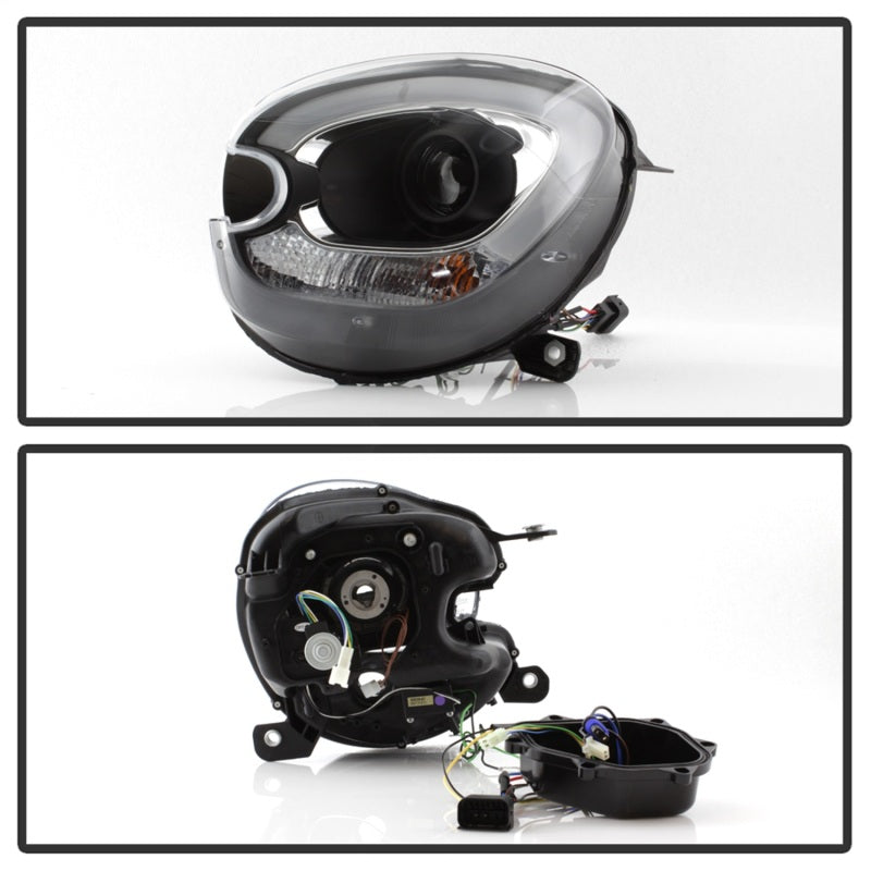 Spyder Mini Cooper Countryman 11-15 Headlights - Halogen Model Only - Black PRO-YD-MCO11-DRL-BK 5083449
