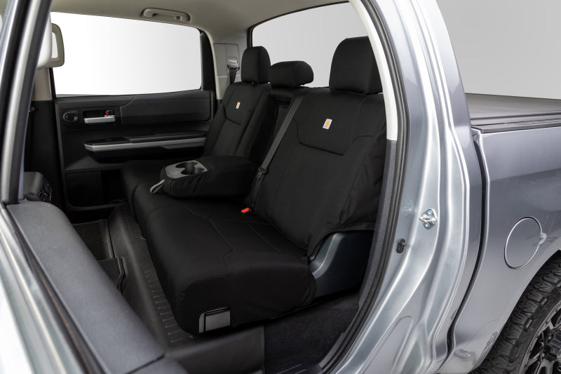 Covercraft 93-98 Ford Econoline Carhartt Super Dux PrecisionFit Custom Front Row Seat Covers - Black GTF180COBK