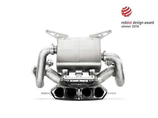 FR SPORT Akrapovic 11-17 Lamborghini Aventador Slip-On Line (Titanium-Inconel) w/ Carbon Titanium...