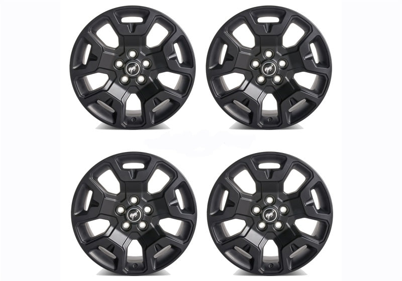 Ford Racing 2021+ Bronco Sport 17in Low Gloss Black Wheel Kit M-1007K-S17BSB