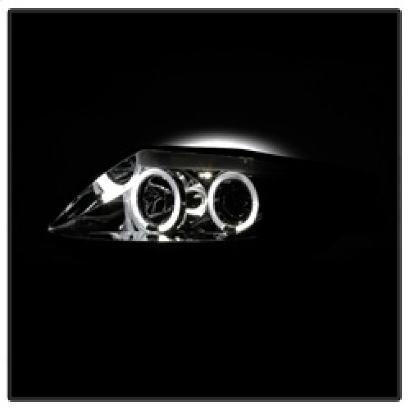 FR SPORT Spyder BMW Z4 03-08 Projector Headlights Halogen Model Only - LED Halo Smoke...
