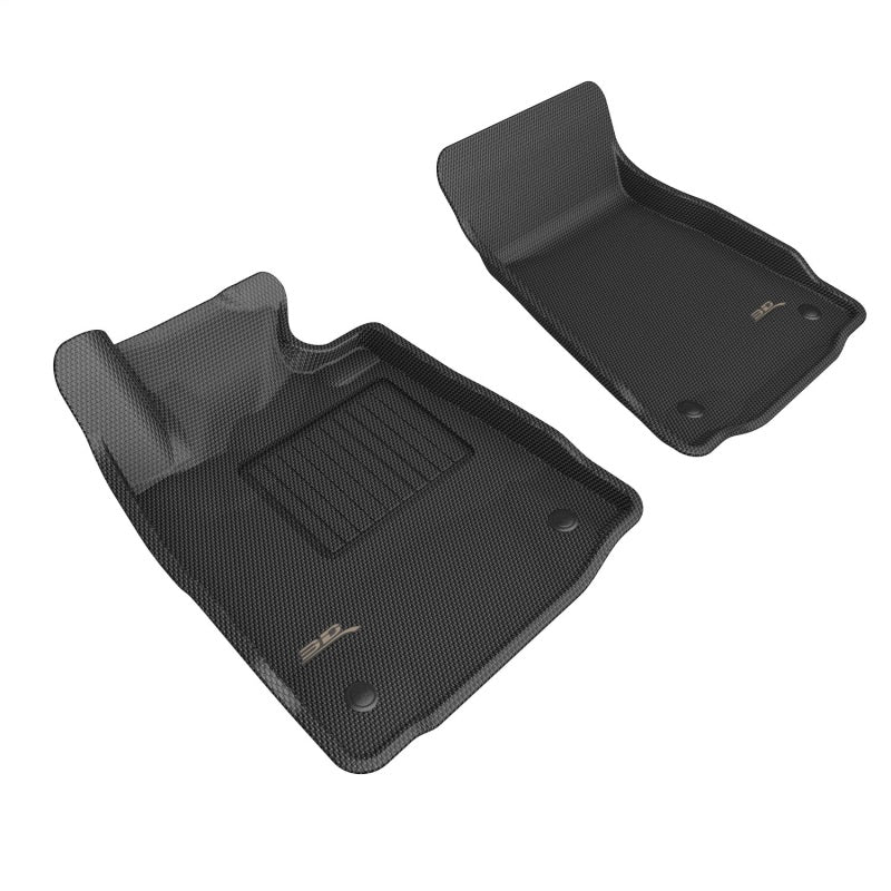 3D MAXpider 22-24 Nissan Z Kagu Black Floor Mat - Row 1 L1NS14011509