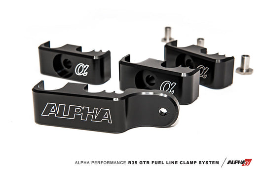 FR SPORT AMS Performance 2009+ Nissan GT-R R35 (CBA/DBA) Alpha Fuel Line Clamp System...