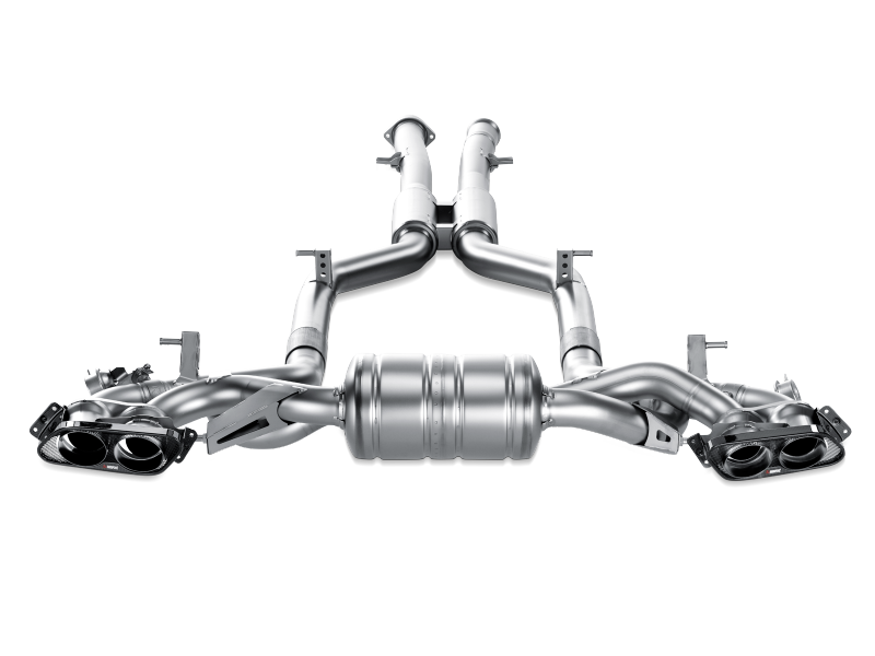 Akrapovic 10-14 AMG SLS Coupe/Roadster Evolution Line Cat Back (Titanium) w/ Carbon Tips S-MESLSAMG/1