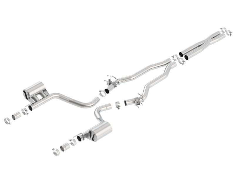 FR SPORT Borla 2015 Dodge Charger Hellcat 6.2L V8 ATAK Catback Exhaust w/ Valves No Tips Factory...