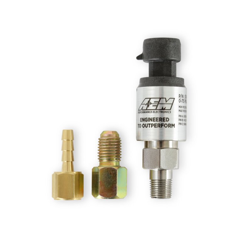FR SPORT AEM Electronics 5 Bar or 75 PSIa Stainless Sensor Kit - View 2