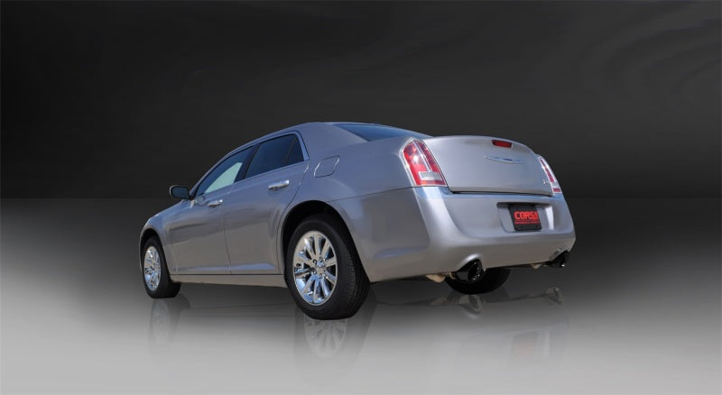 FR SPORT Corsa 11-13 Chrysler 300 R/T 5.7L V8 Black Sport Cat-Back Exhaust 14535BLK - View 3