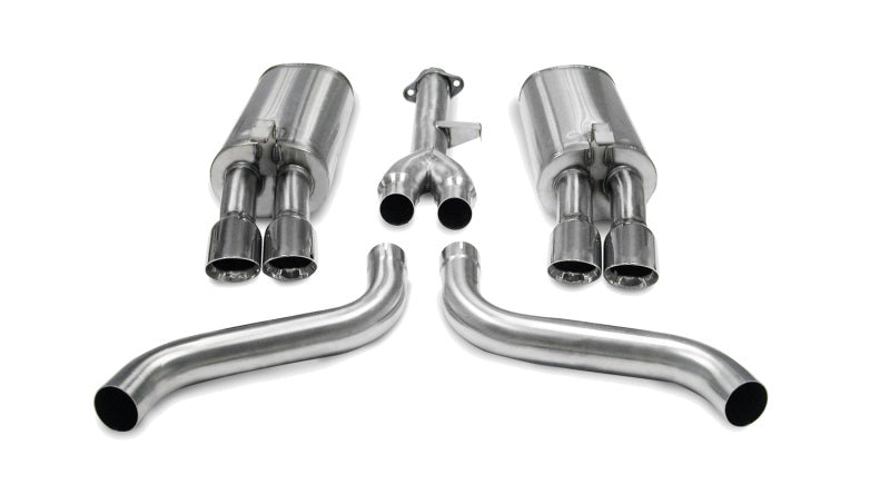 Corsa Performance 86-91 Chevrolet Corvette C4 5.7L V8 L98 Polished Sport Cat-Back Exhaus