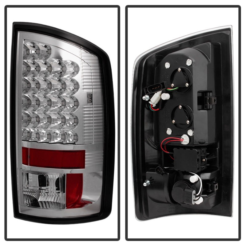 Spyder Dodge Ram 07-08 1500/Ram 07-09 2500/3500 LED Tail Lights Chrome ALT-YD-DRAM06-LED-C 5002624