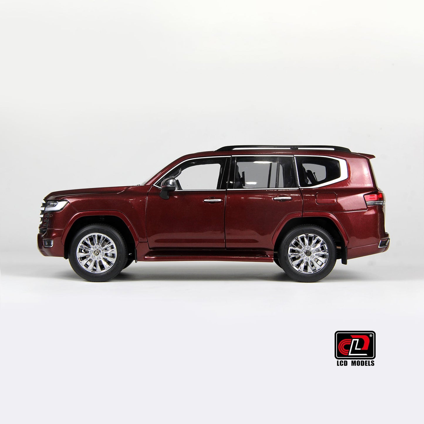 LCD Toyota Land Cruiser 300-ZX Dark Red 1:18
