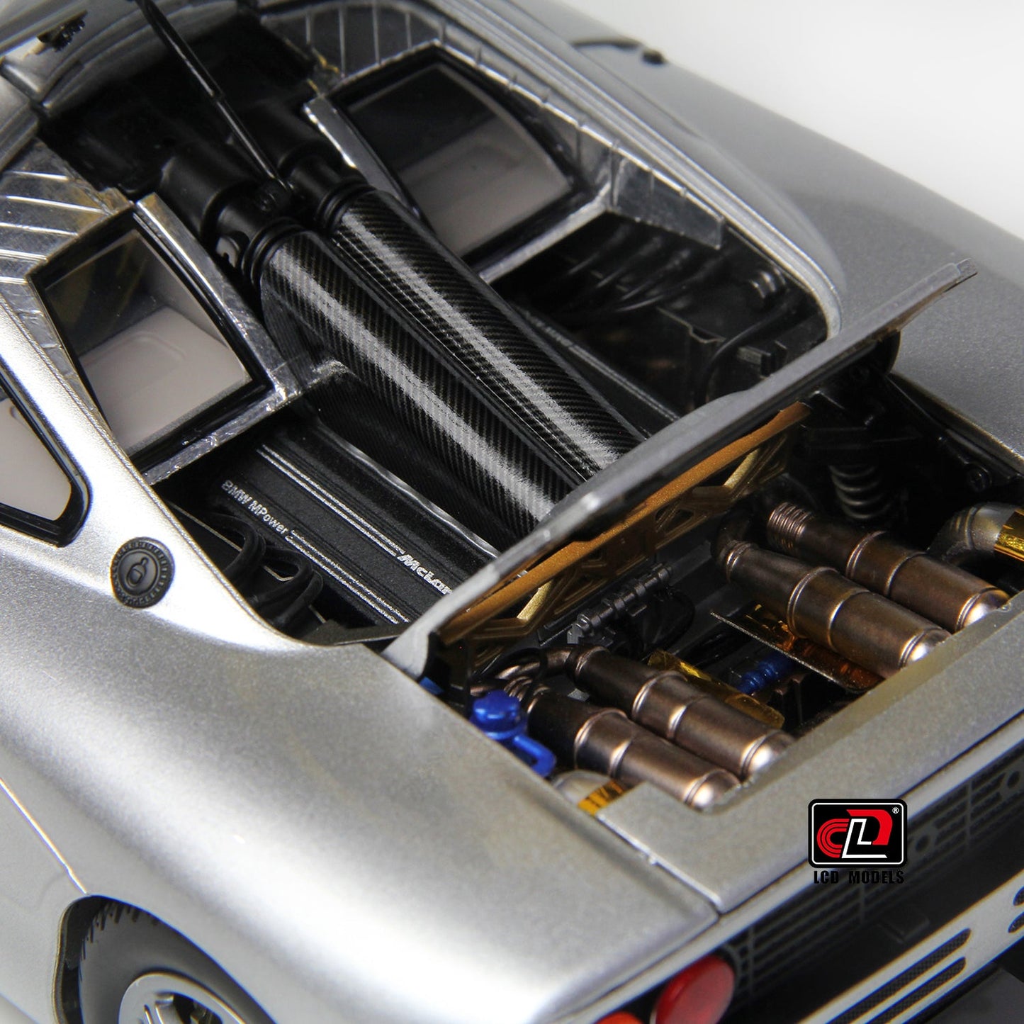 LCD 1993 Mclaren F1 XP5 Silver Metallic 1:18