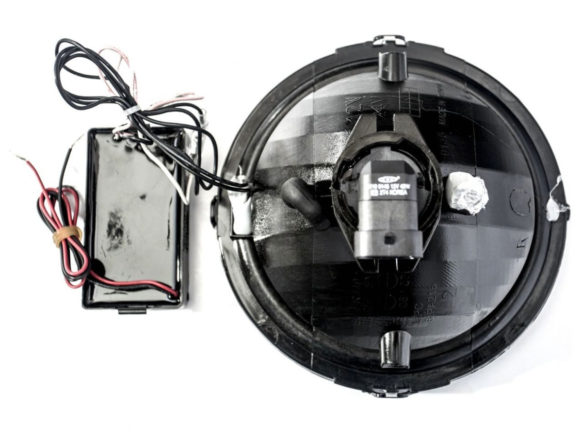 FR SPORT Anzo Driving Lights 2005-2009 Ford Mustang Euro FOG Lights Smoke w/ Halo (C - View 4