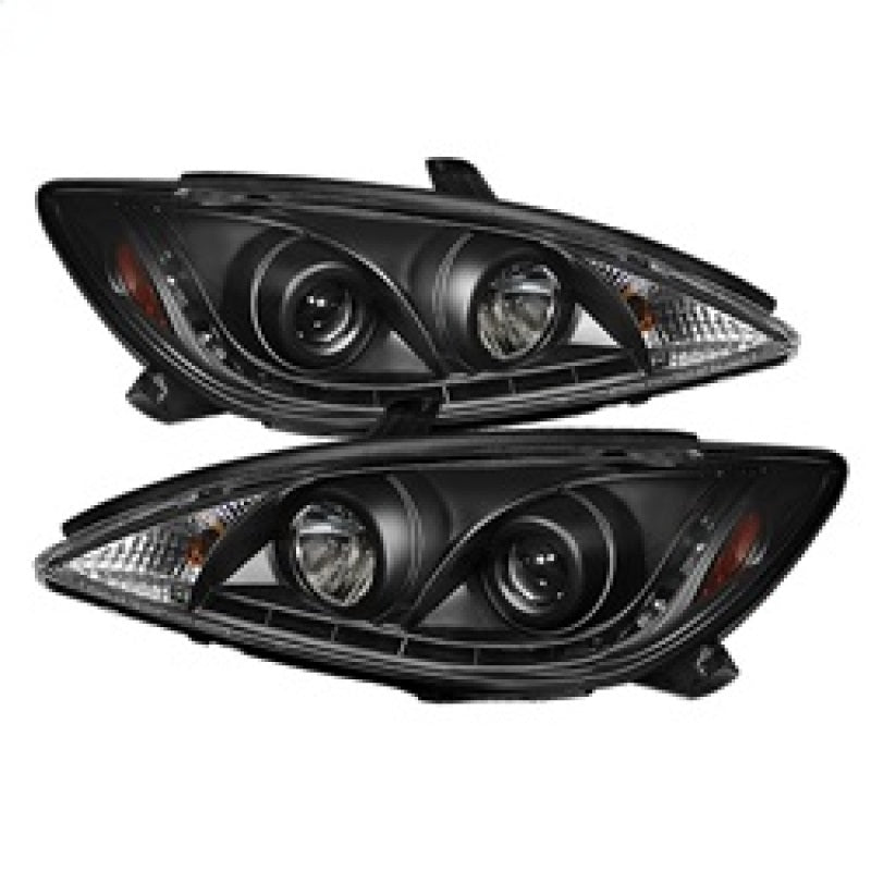 FR SPORT Spyder Toyota Camry 02-06 Projector Headlights DRL Black High H1 Low H1...