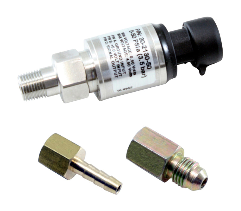 AEM Electronics 3.5 Bar or 50 PSIa Stainless Sensor Kit
