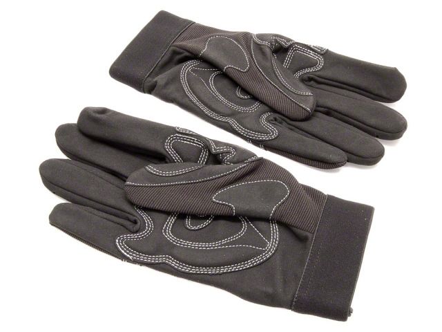 FR SPORT HKS Large Black Mechanic Gloves - View 2