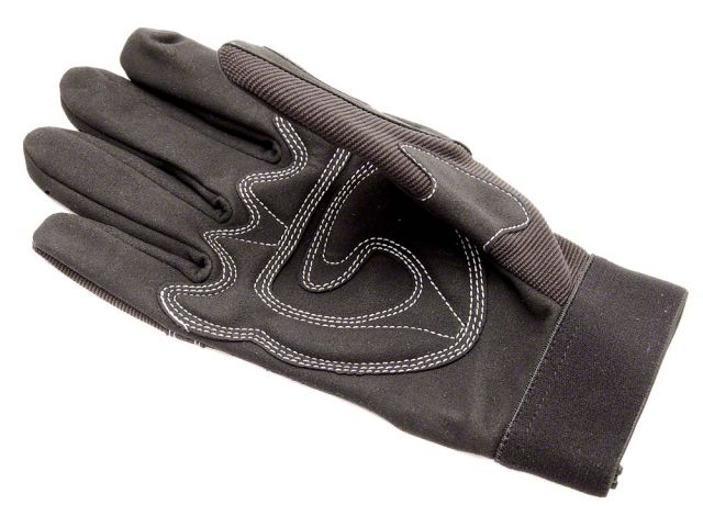 FR SPORT HKS Large Black Mechanic Gloves - View 3