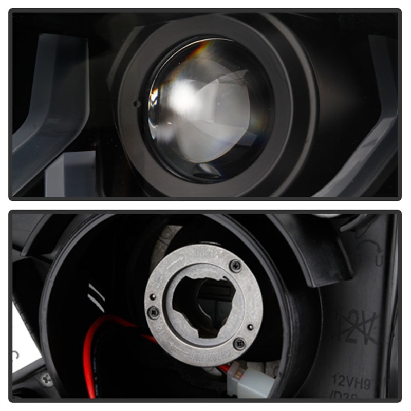 FR SPORT Spyder 14-19 Chevrolet Impala Proj Headlights Low Beam/High Beam H9 Inc - Black...