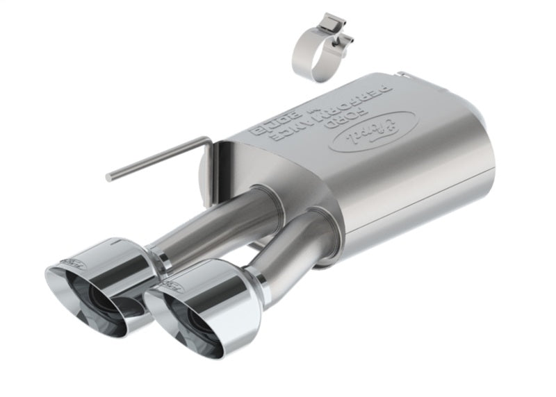 Ford Racing 2024 Mustang 5.0L Extreme Non-Active Cat-Back Exhaust w/Valance - Chrome Tip M-5200-M5ECV