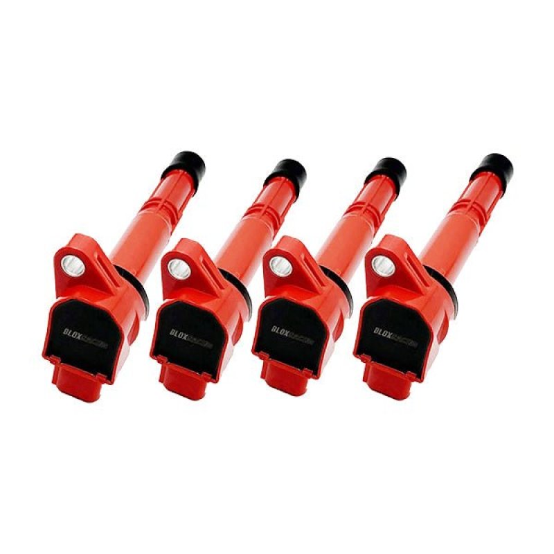 FR SPORT BLOX Racing BLOX Honda K-Series Coil Pack Set of 4  - Red BXIC-00005-4-RD
