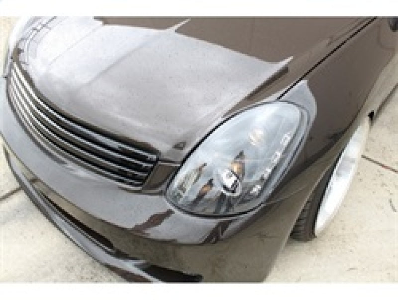 FR SPORT Spyder Infiniti G35 03-04 4DR Projector Halogen - LED Halo DRL Blk High H4...