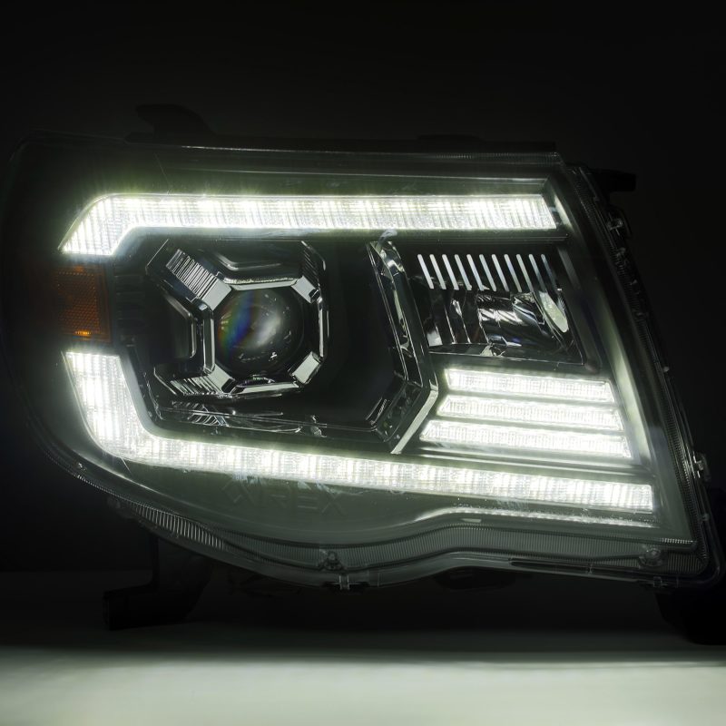 FR SPORT AlphaRex 05-11 Toyota Tacoma PRO-Series Projector Headlights Plank Style Design Chrome...