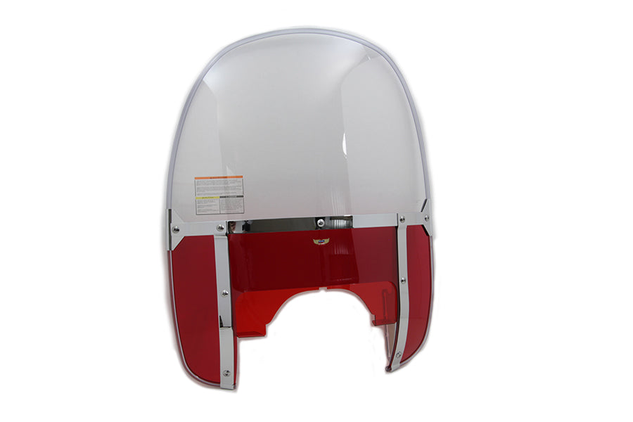 Beaded Windshield Red - N2236