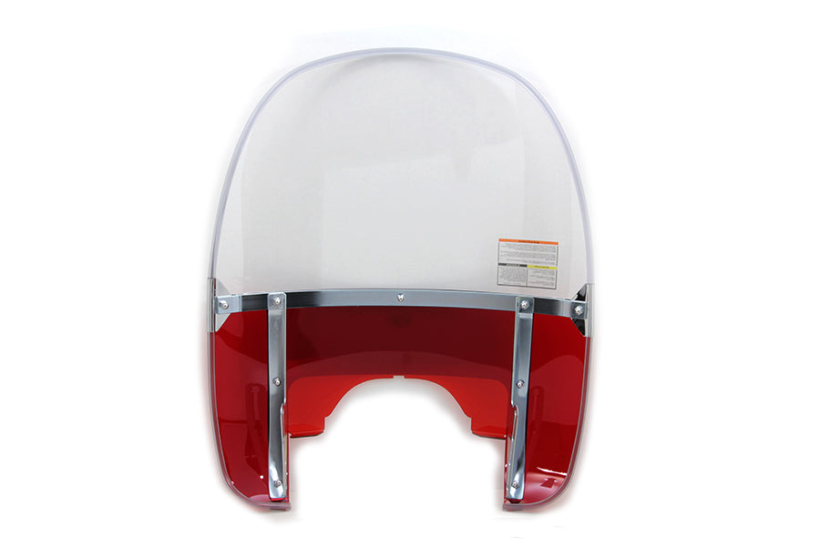 Beaded Windshield Red - N2236