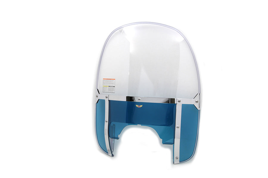 Beaded Windshield Blue Lower - N2237
