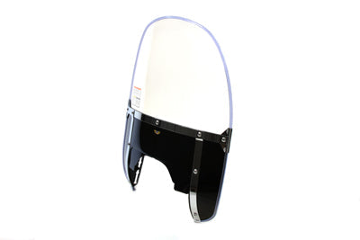 Beaded Windshield Black Lower - N2234