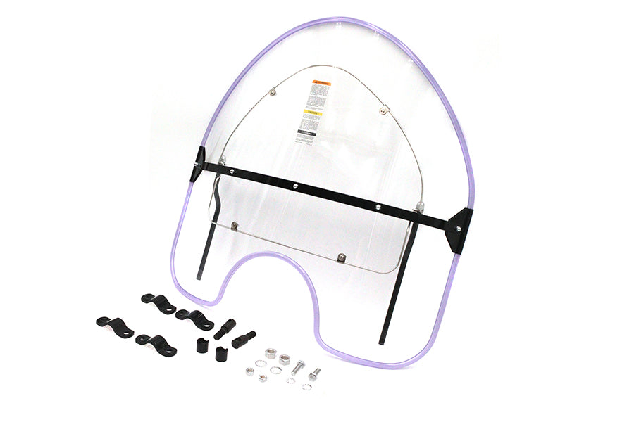 National Cycle Spring Fork Windshield Clear - N2200