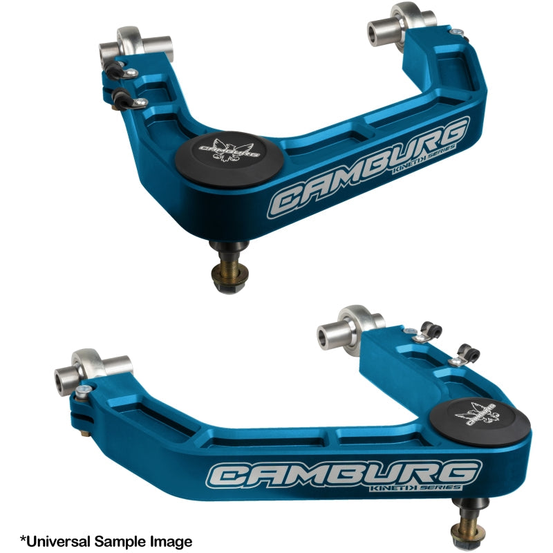 Camburg Ford Raptor 17-23 KINETIK V2 Performance Billet Uniball Upper Arms (King Blue) CAM-110233-BLU