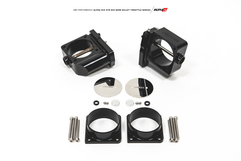 FR SPORT AMS Performance 2009+ GT-R R-35 Alpha CNC Big Bore Throttle Body Set w/ Standard Hose...