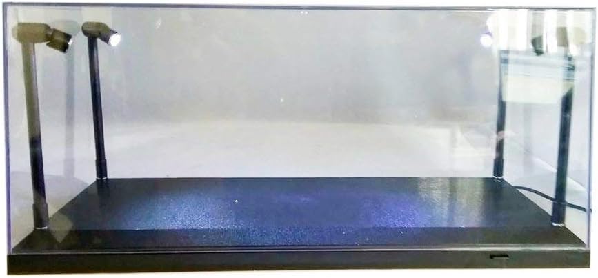 Triple 9 - Accessories - LED (Straight Poles) Display Case Acrylic w/ Black Plastic Base 1:18
