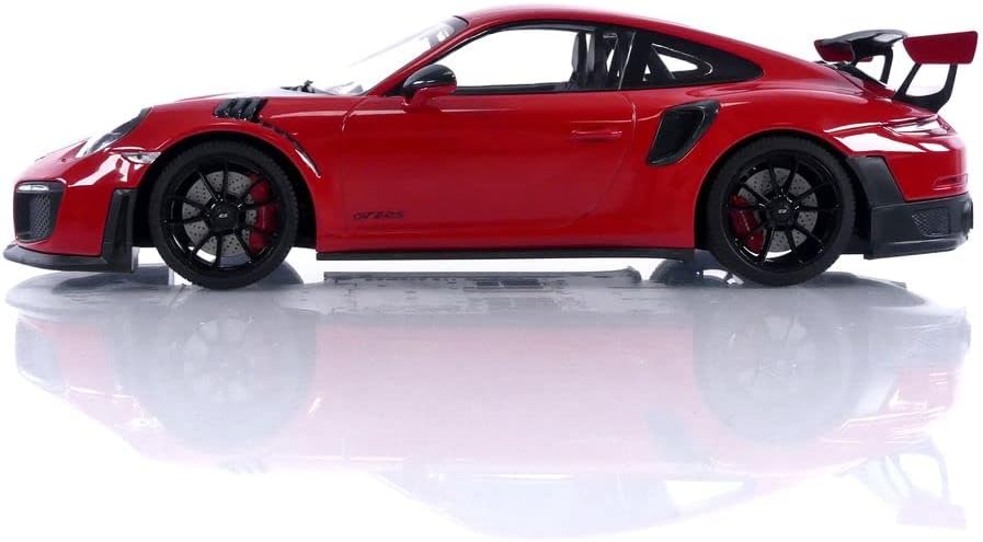 STM Diecast Minichamps 2018 Porsche 911 991.2 GT2 RS Guards Red w/ Black Hood & Wheels 1:18...