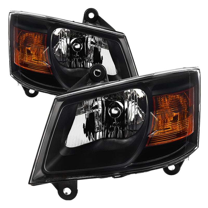 FR SPORT SPYDER xTune Dodge Grand Caravan 08-10 OEM Style Headlights-Black HD-JH-DGC08-AM-BK 9035173
