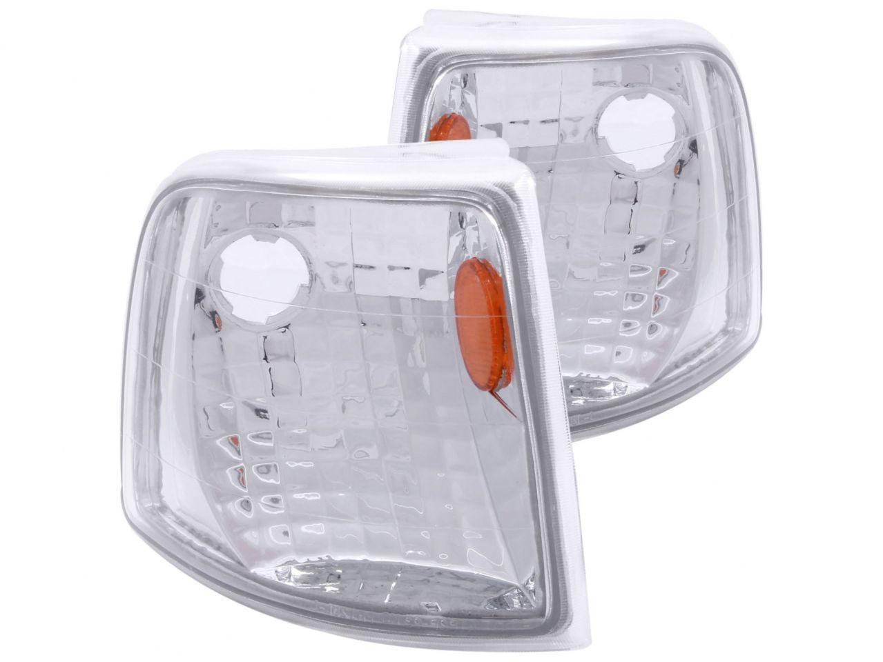 Anzo Corner Lights 1993-1997 Ford Ranger Euro Corner Lights Chrome w/ Amber