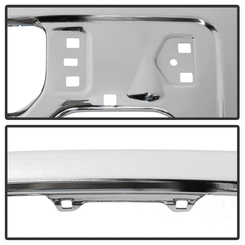 FR SPORT Spyder Ford F150 09-14 w/o Fog Light Hole Front Bumper - Chrome (OEM # 9L3Z17757A)...