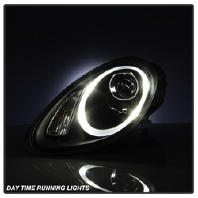FR SPORT Spyder Porsche Cayman 05-08 Headlights - Halogen Model Only - Black...
