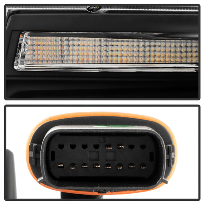 SPYDER 14-21 Jeep Grand Cherokee (HID Model Only) Projector Headlights - Black 5088956