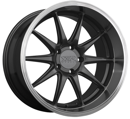 XXR 527D Wheel Graphite / Machined Lip 18x9 +35 5x4.5
