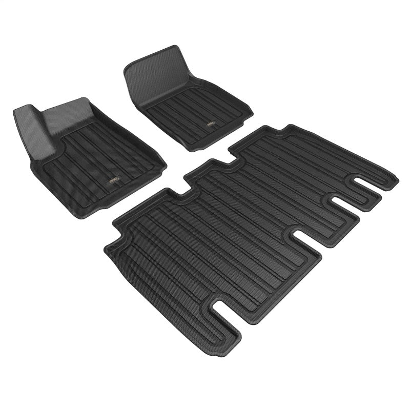 3D MAXpider 22-24 Tesla Model X 5-Seat Elitect Black R1 R2 E1TL04601809