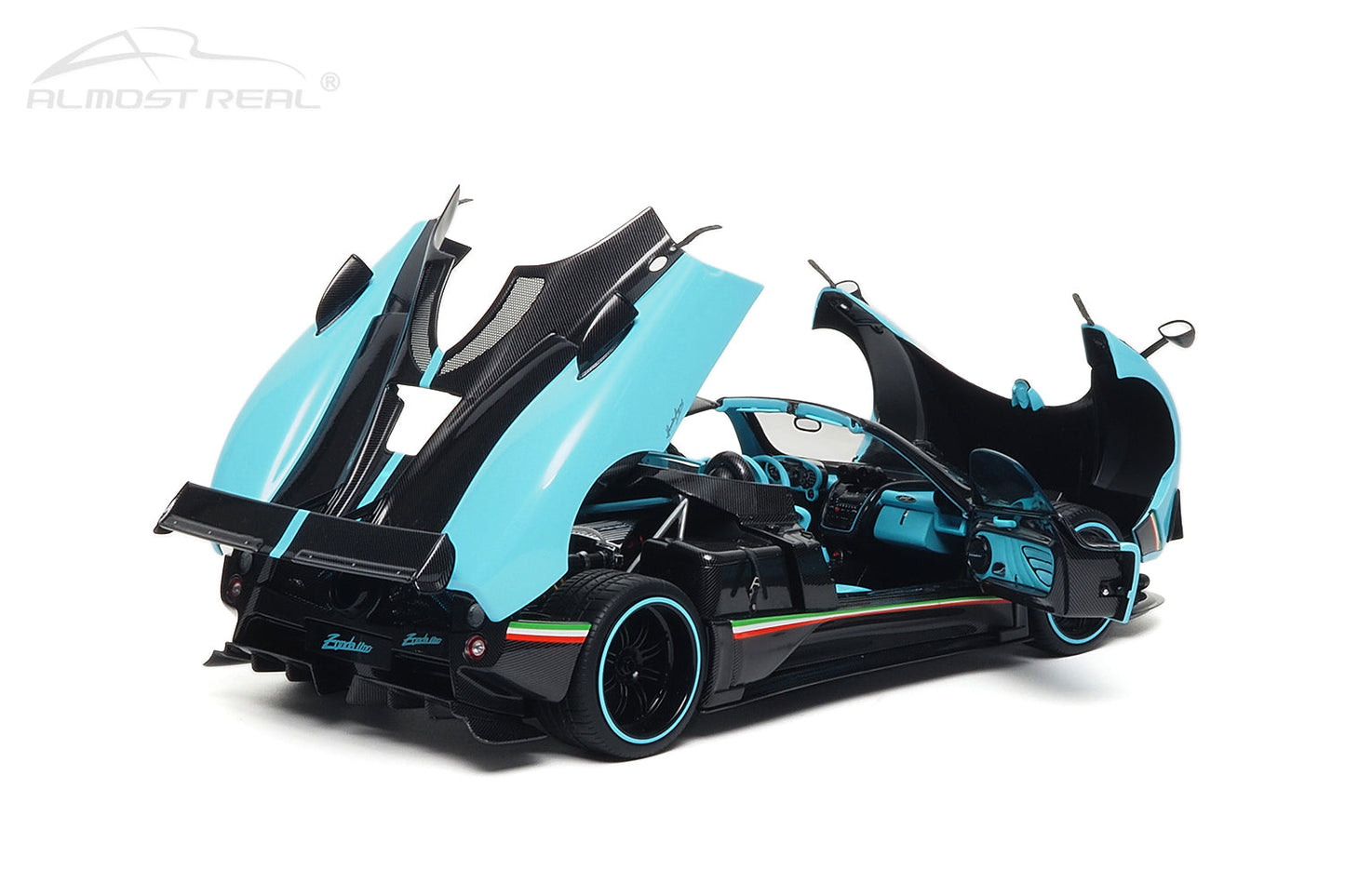Almost-Real Pagani Zonda Uno Blue 1:18